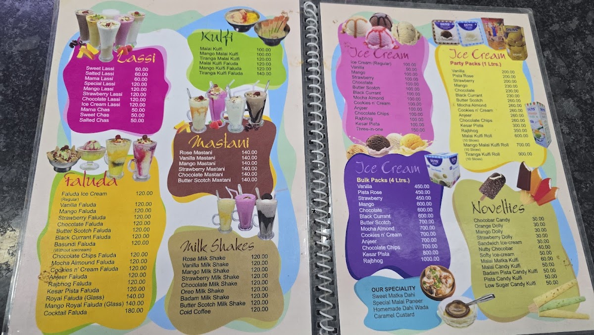 Menu New Poona Cold Drink House-3