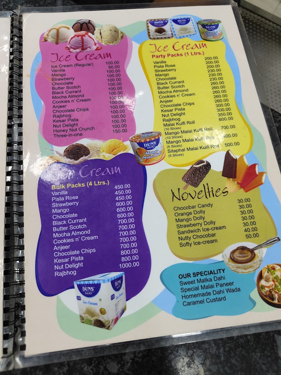 Menu New Poona Cold Drink House-7