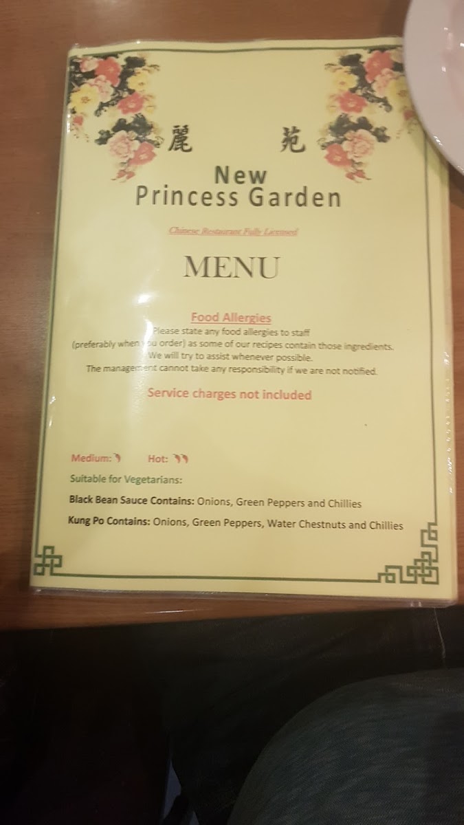 Menu New Princess Garden-8