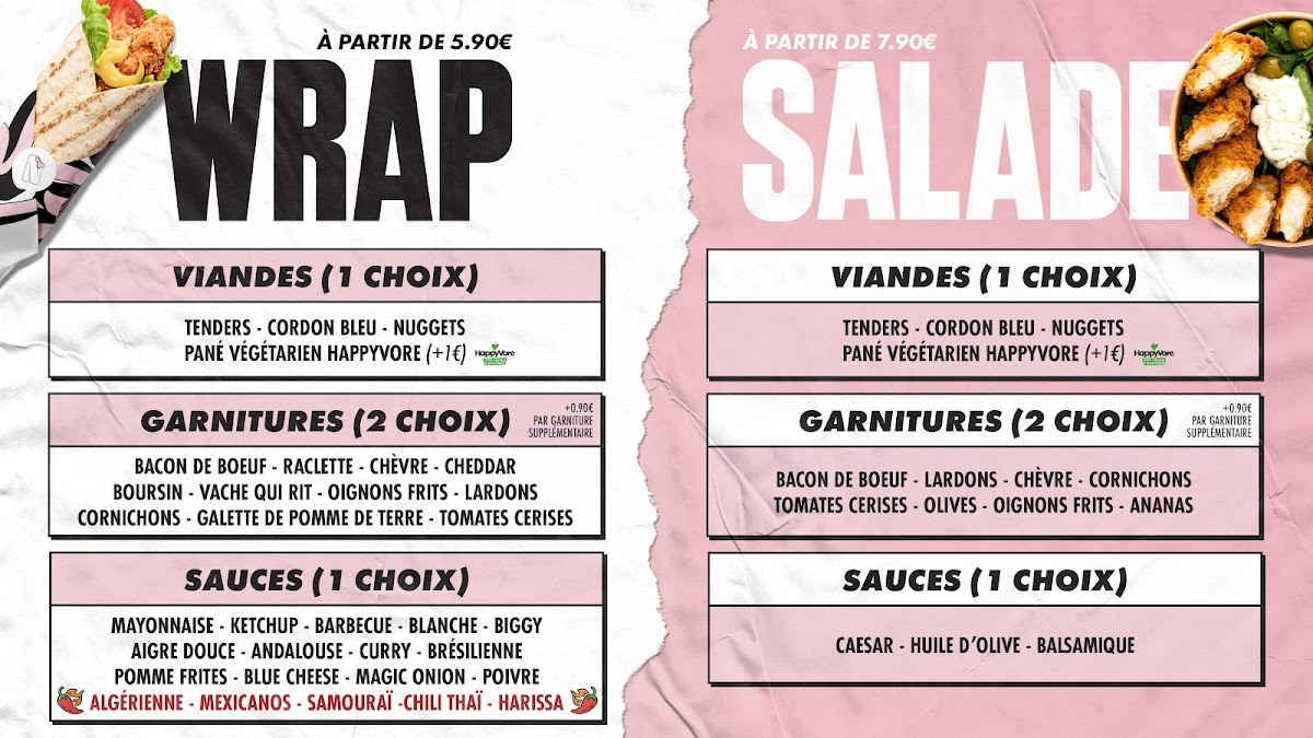 Menu New School Tacos - Cannes-3