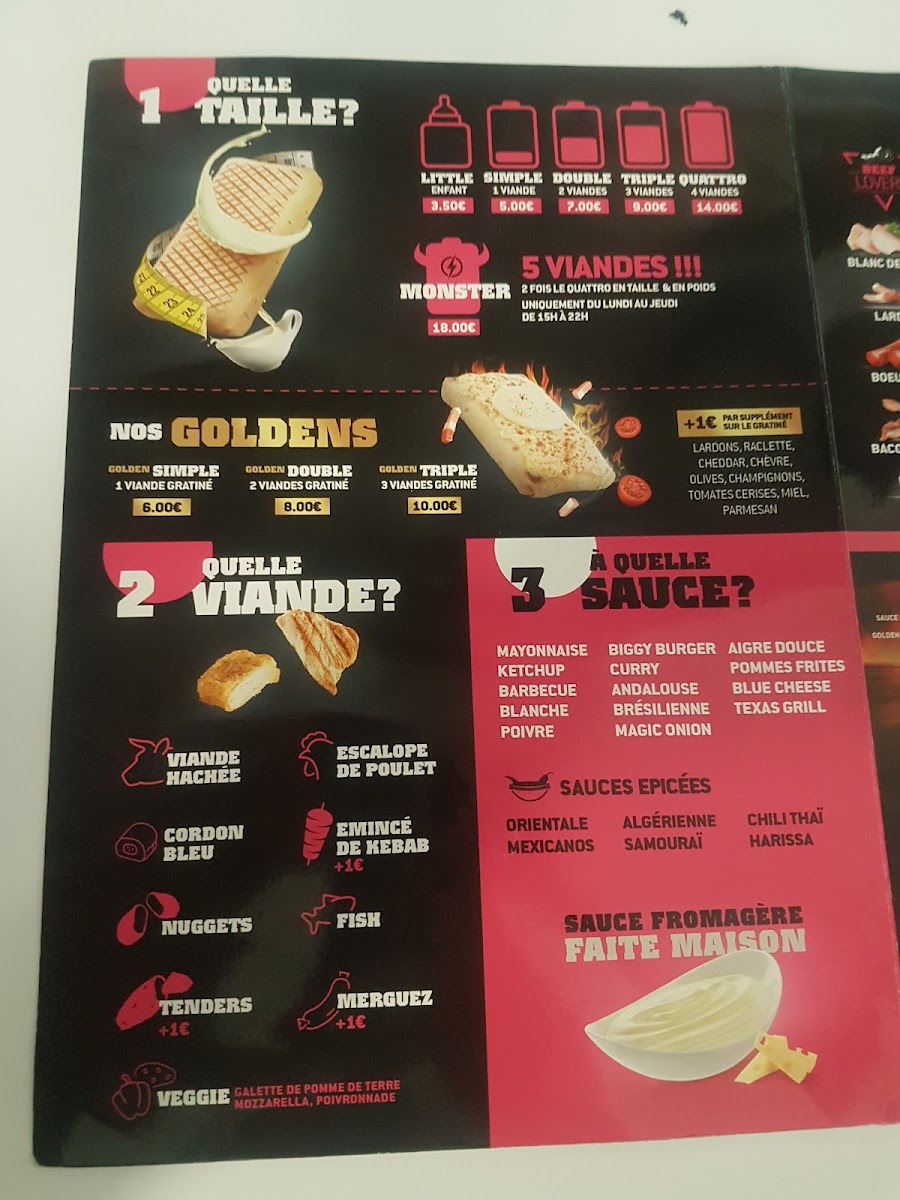 Menu New School Tacos - Marseille-7