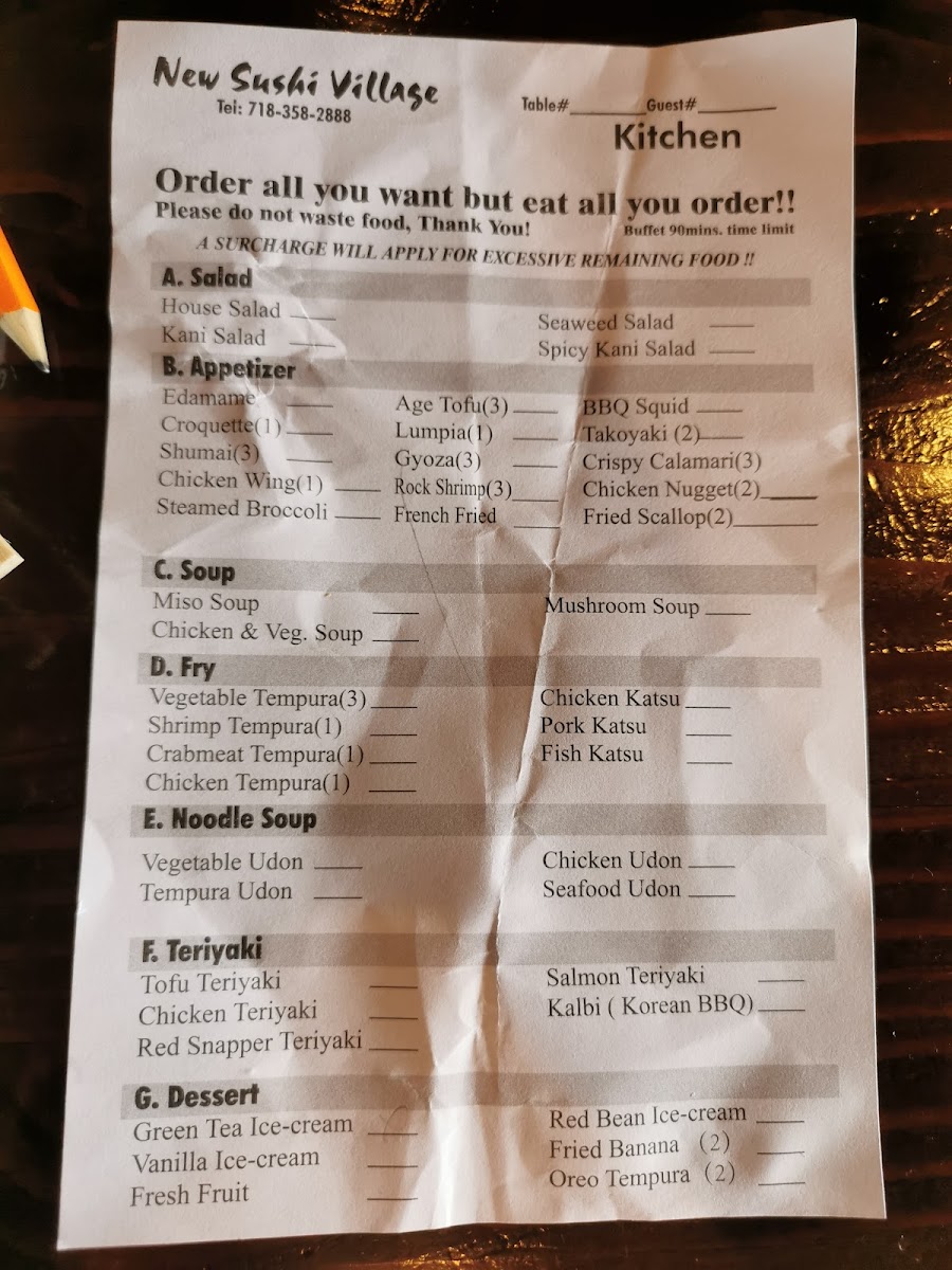 Menu New Sushi Village-10