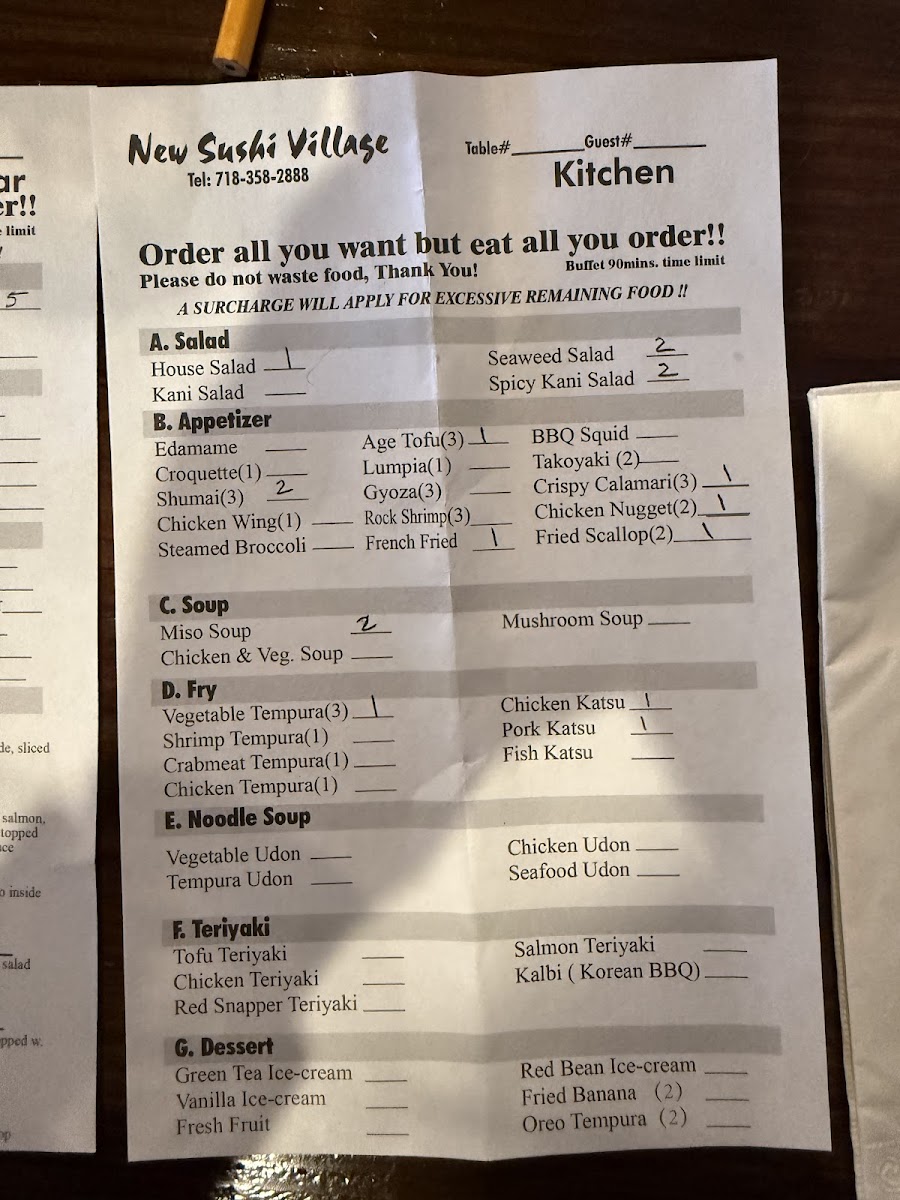Menu New Sushi Village-3