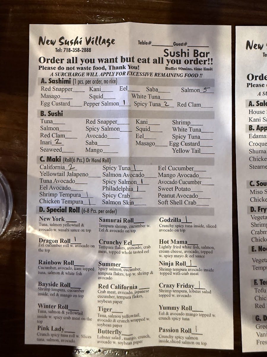 Menu New Sushi Village-4