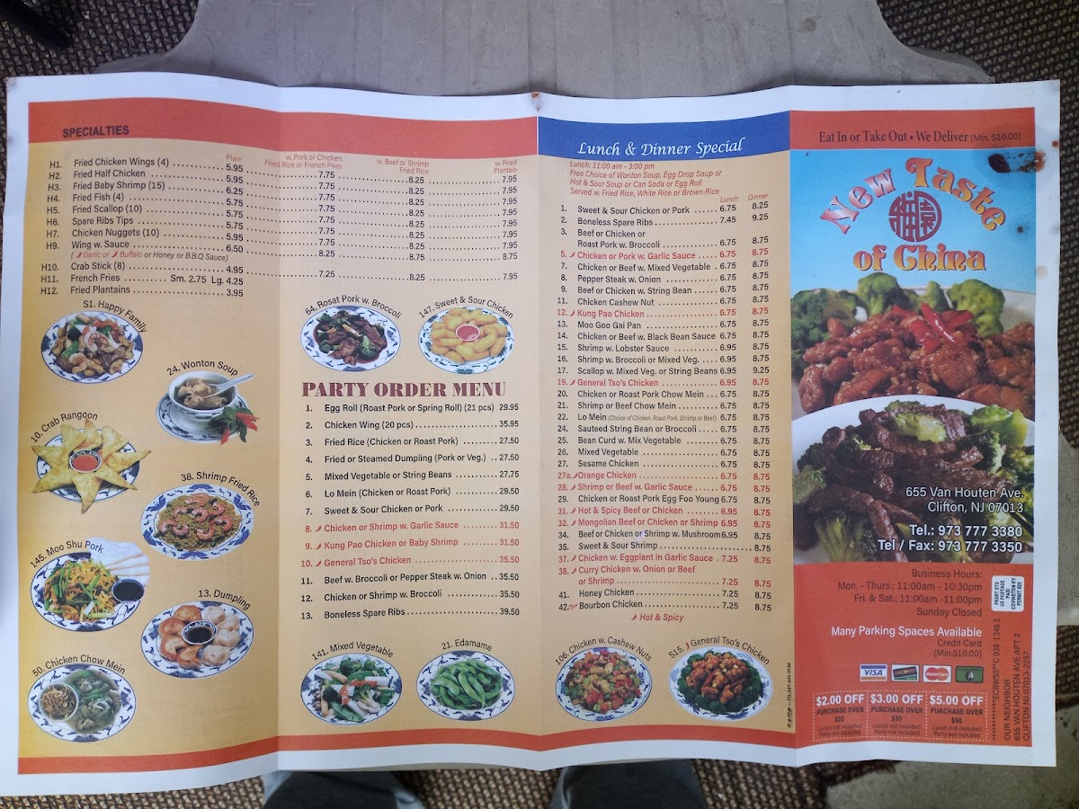 Menu New Taste Of China-3