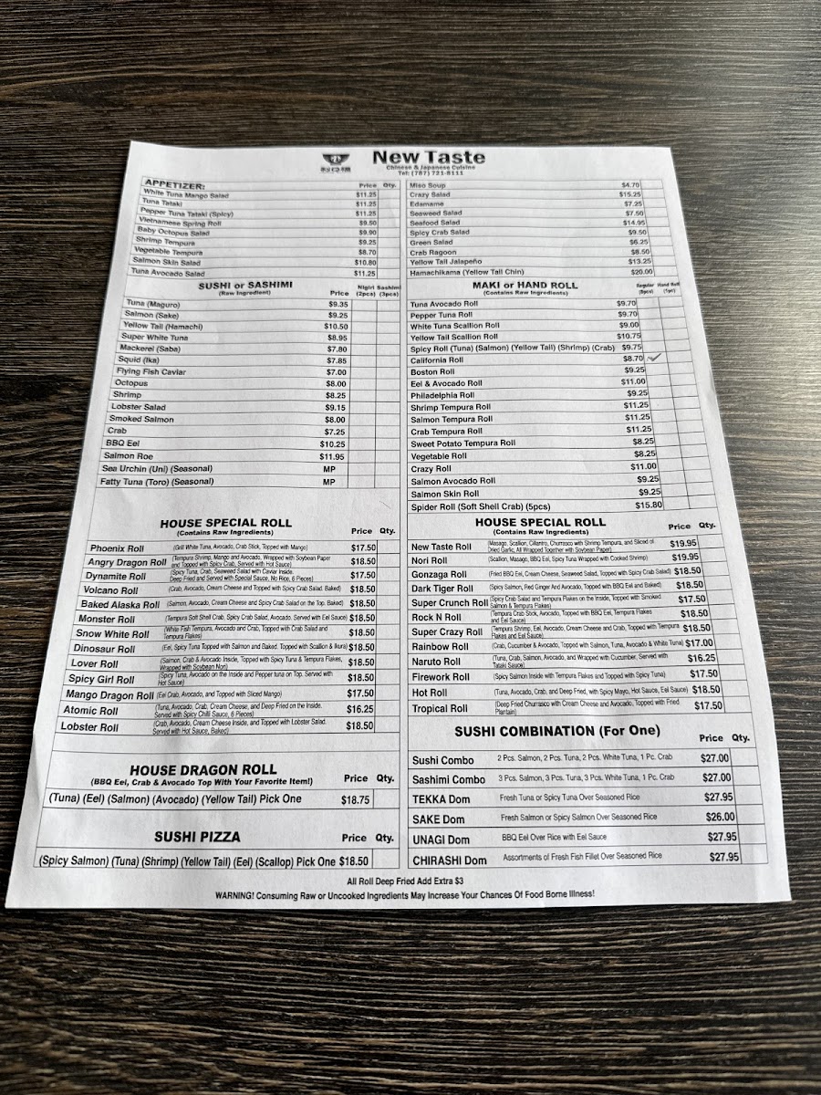 Menu New Taste-9