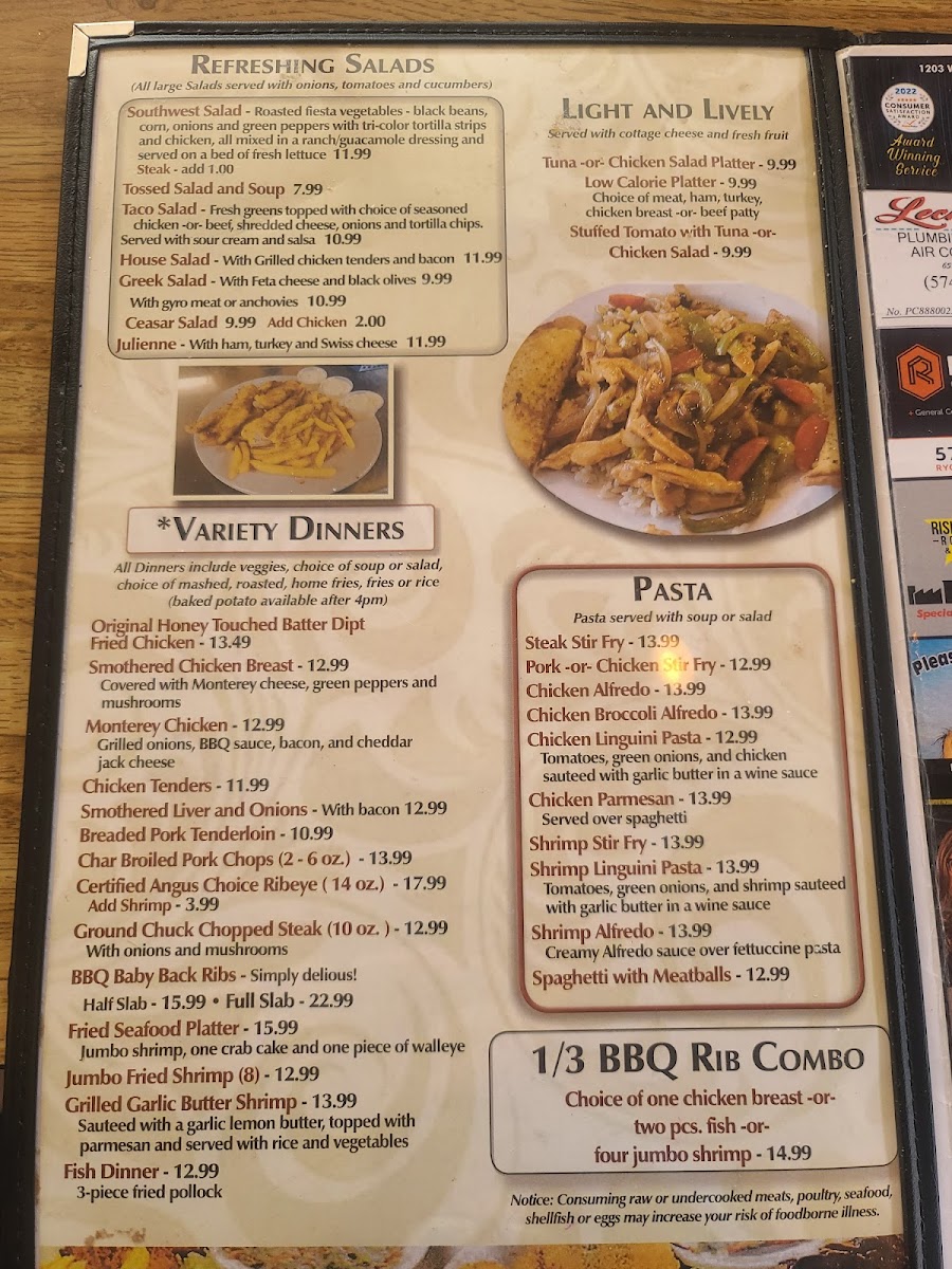 Menu New U.s. 6 Diner-2
