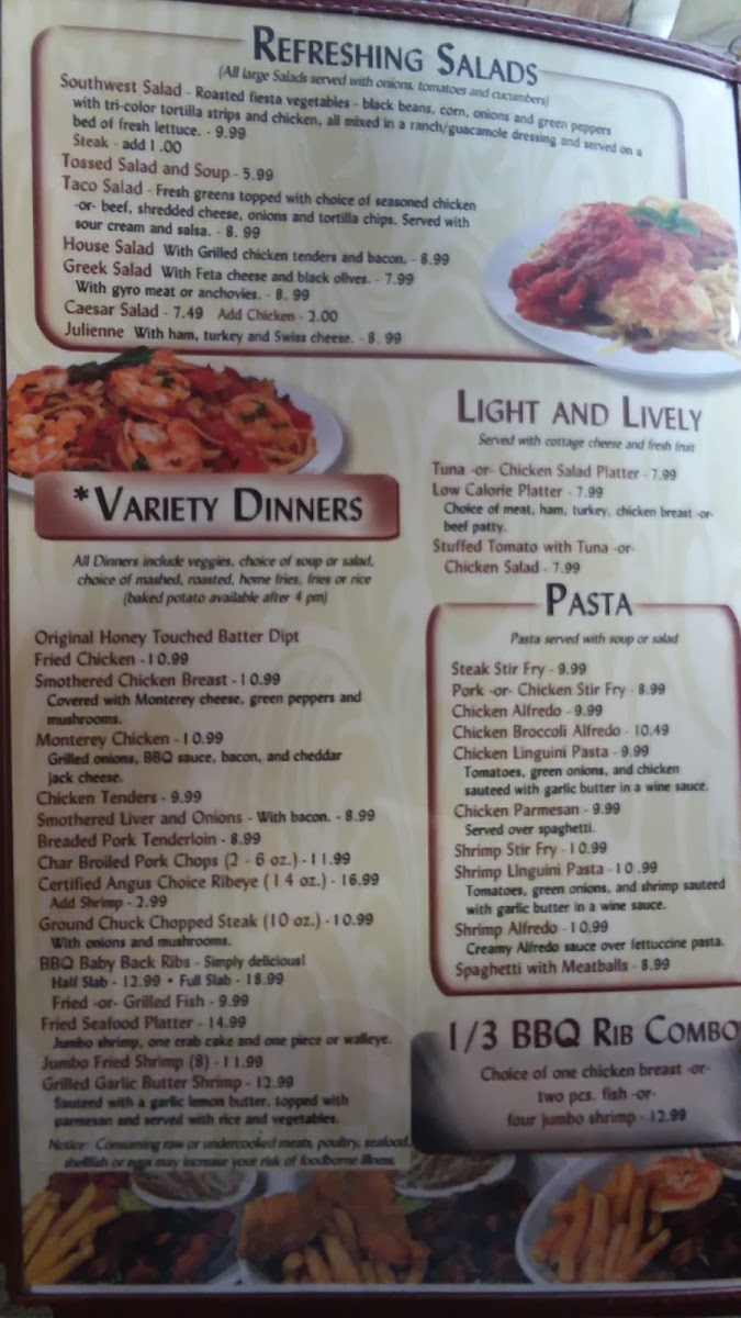 Menu New U.s. 6 Diner-6