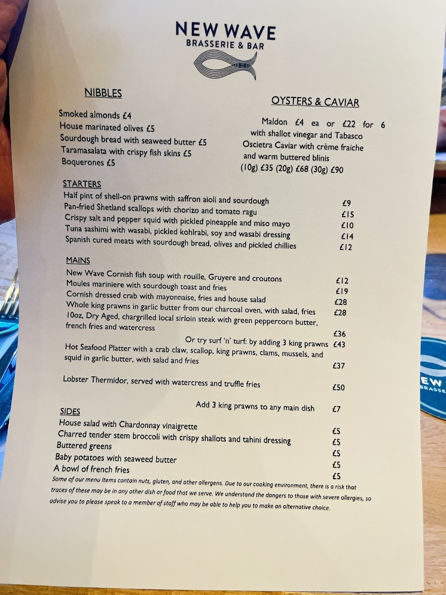 Menu New Wave Brasserie-3