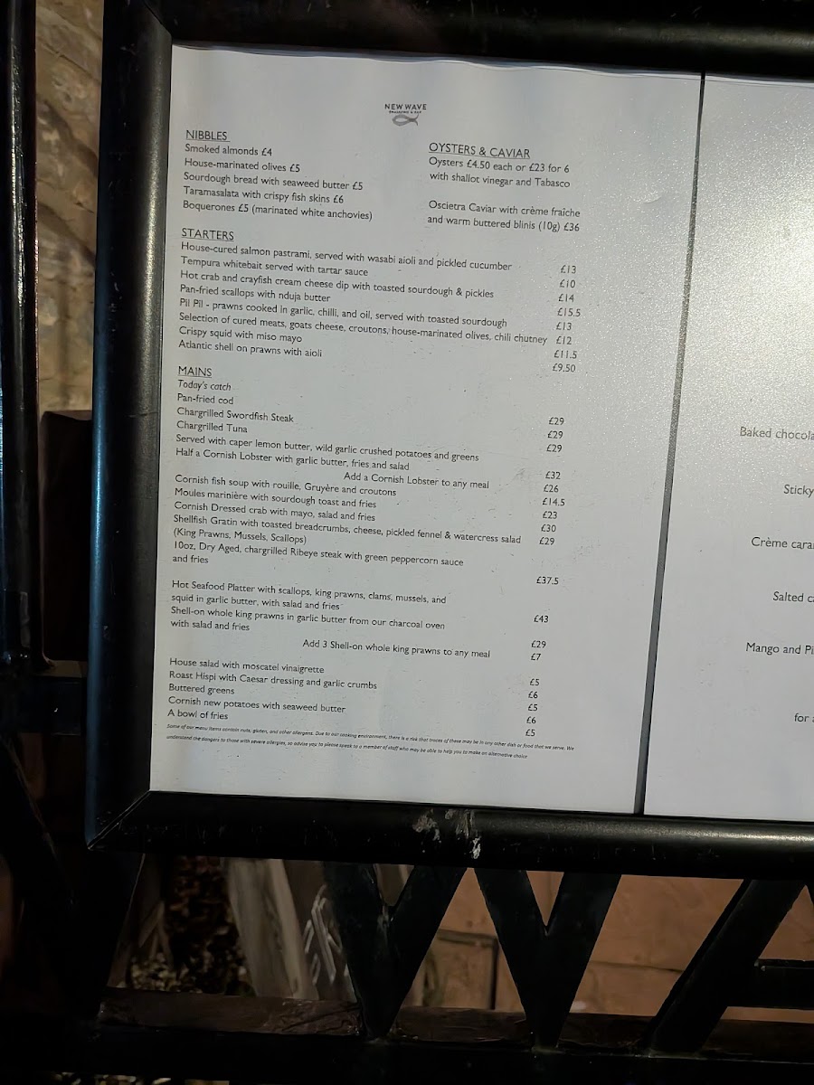 Menu New Wave Brasserie-4