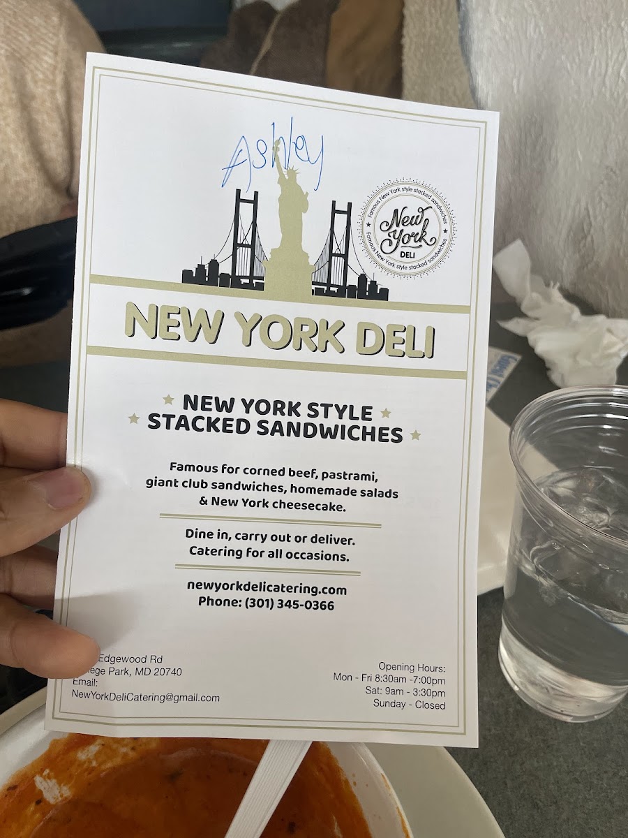 Menu New York Deli Catering-4