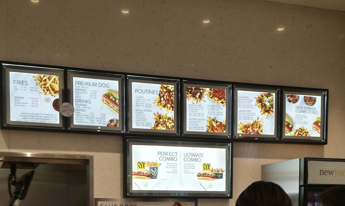 Menu New York Fries Scarborough Town Centre-1