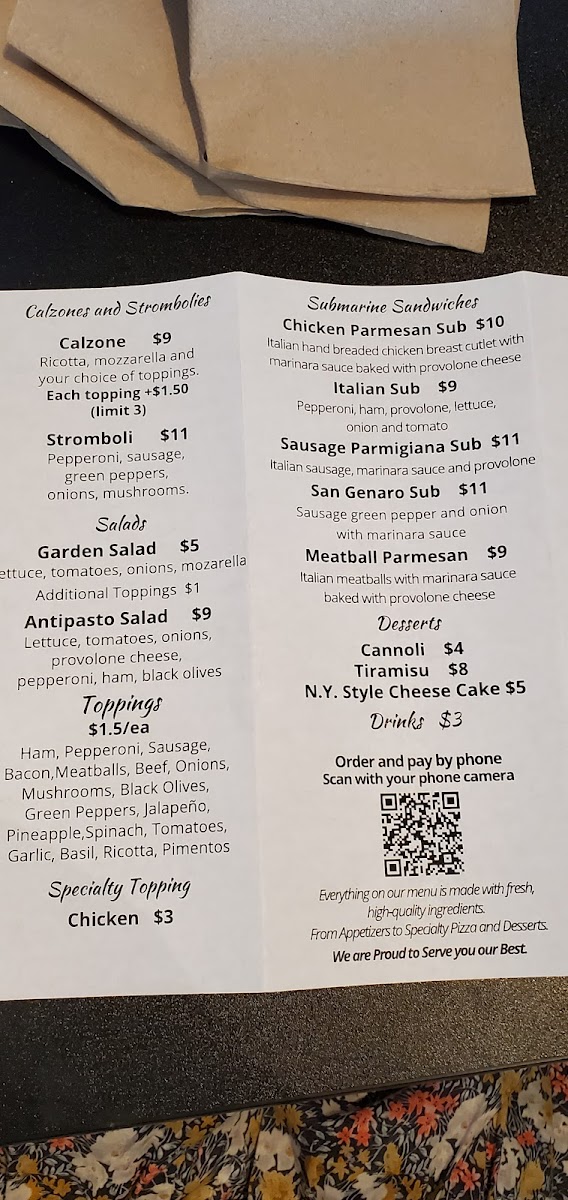 Menu New York Pizza Company, East Ridge-9