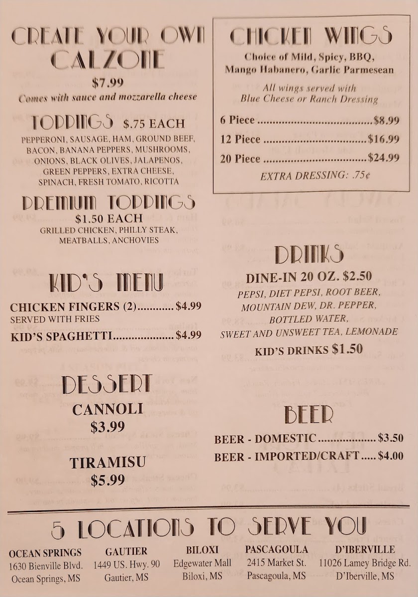 Menu New York Pizza D'iberville-2