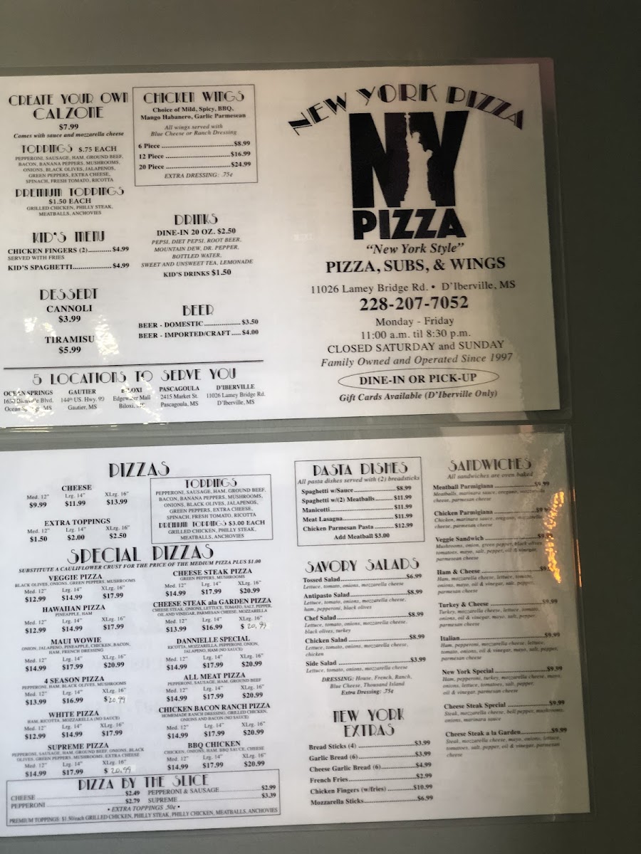 Menu New York Pizza D'iberville-5