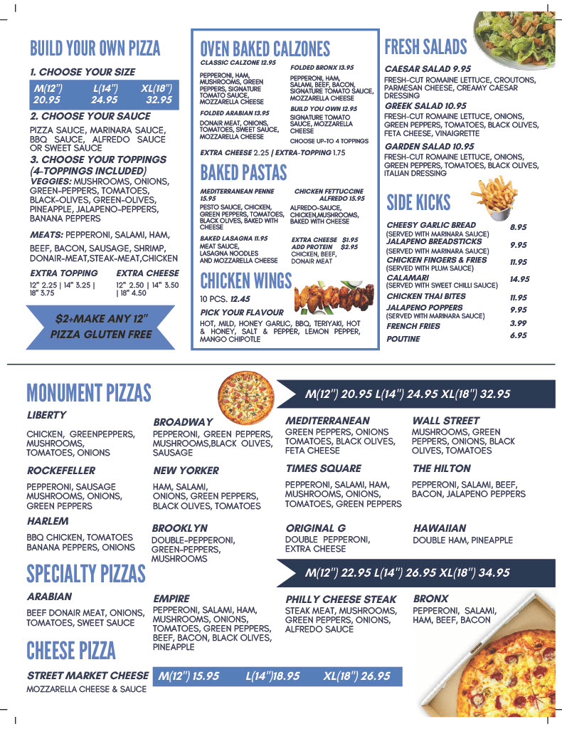Menu New York Pizzeria - Brentwood-1