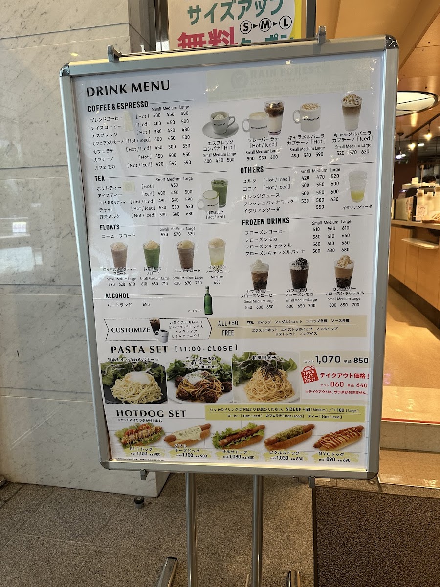 Menu New Yorker's Cafe-1