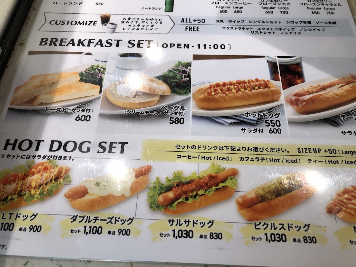 Menu New Yorker's Cafe-2