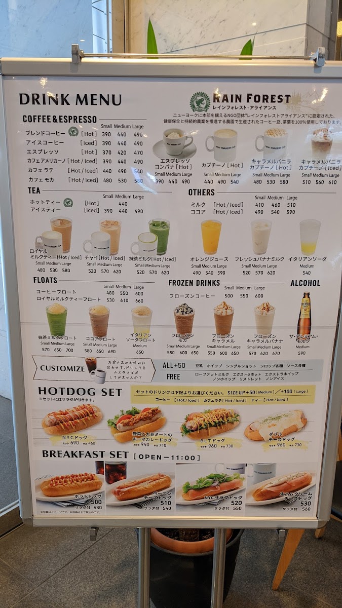 Menu New Yorker's Cafe-4