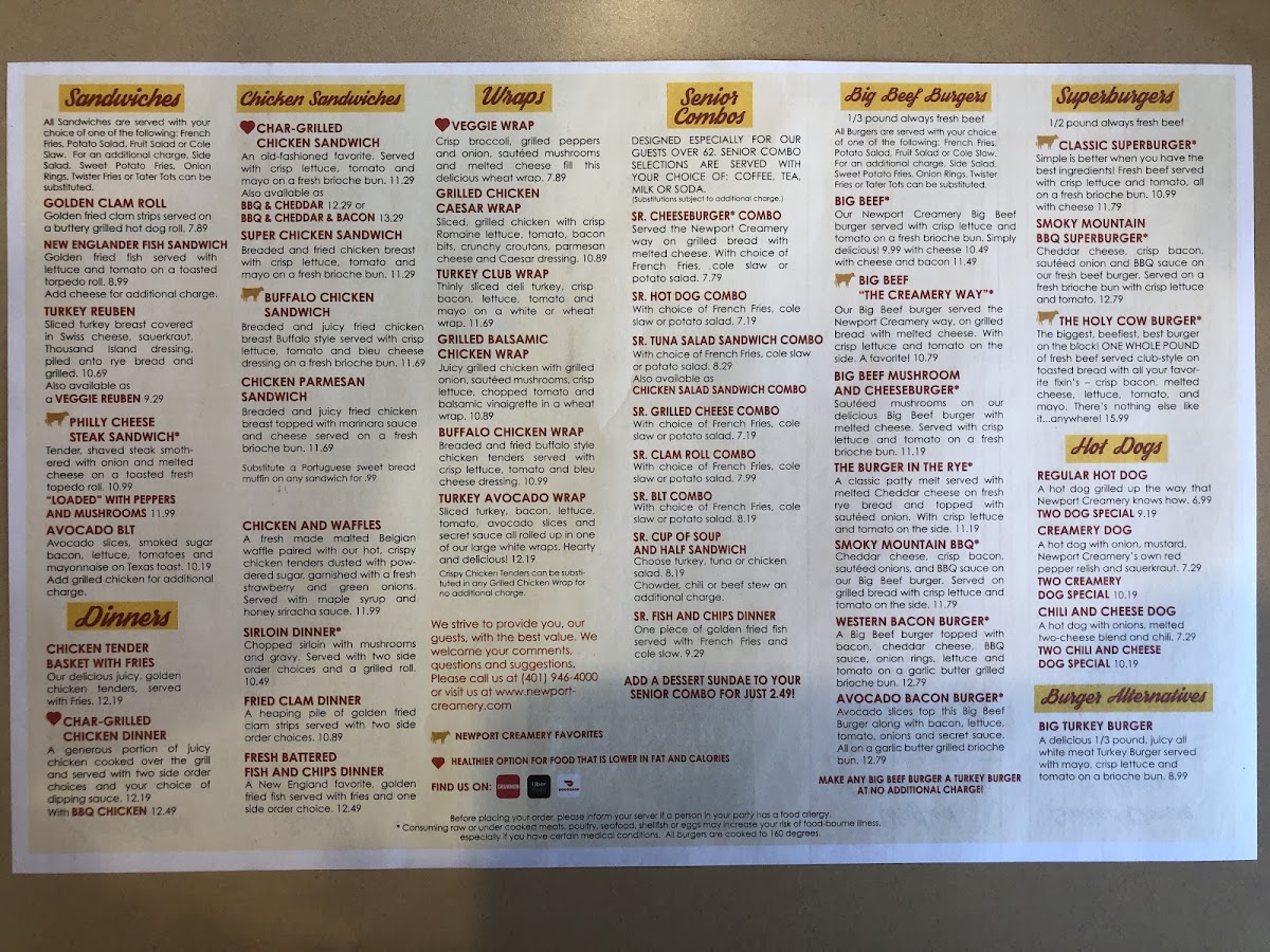 Menu Newport Creamery-8