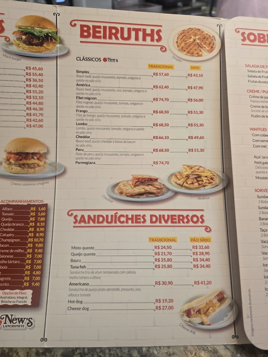 Menu New's Lanchonete-5