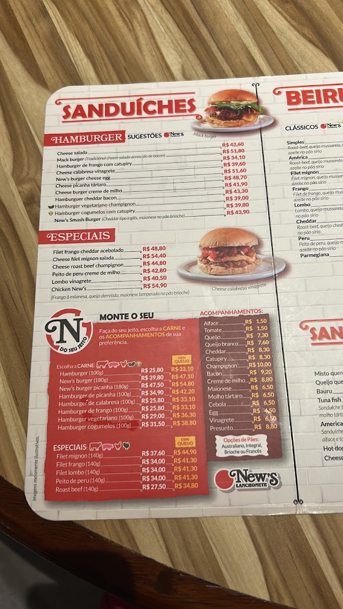 Menu New's Lanchonete-9