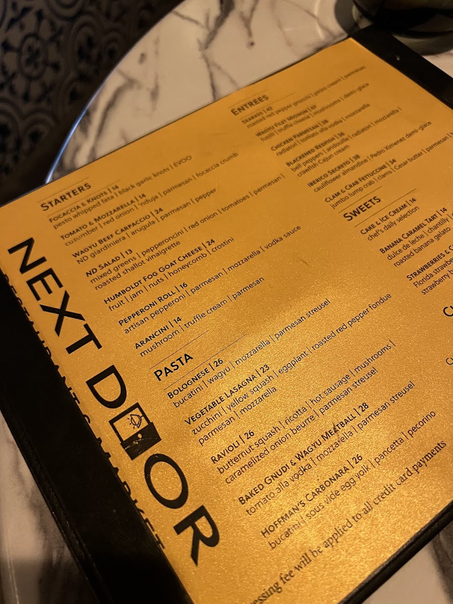 Menu Next Door-3