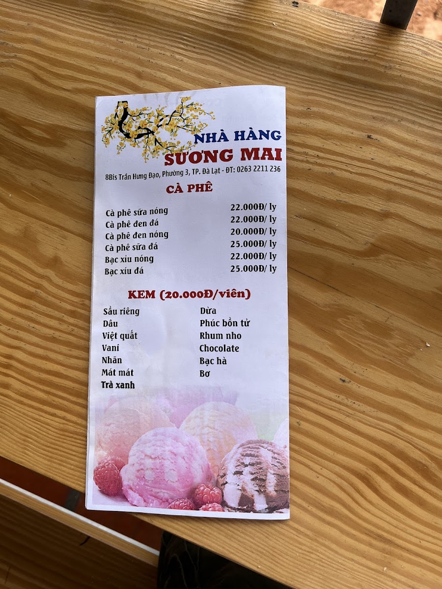Menu Nhà Hàng Sương Mai-7