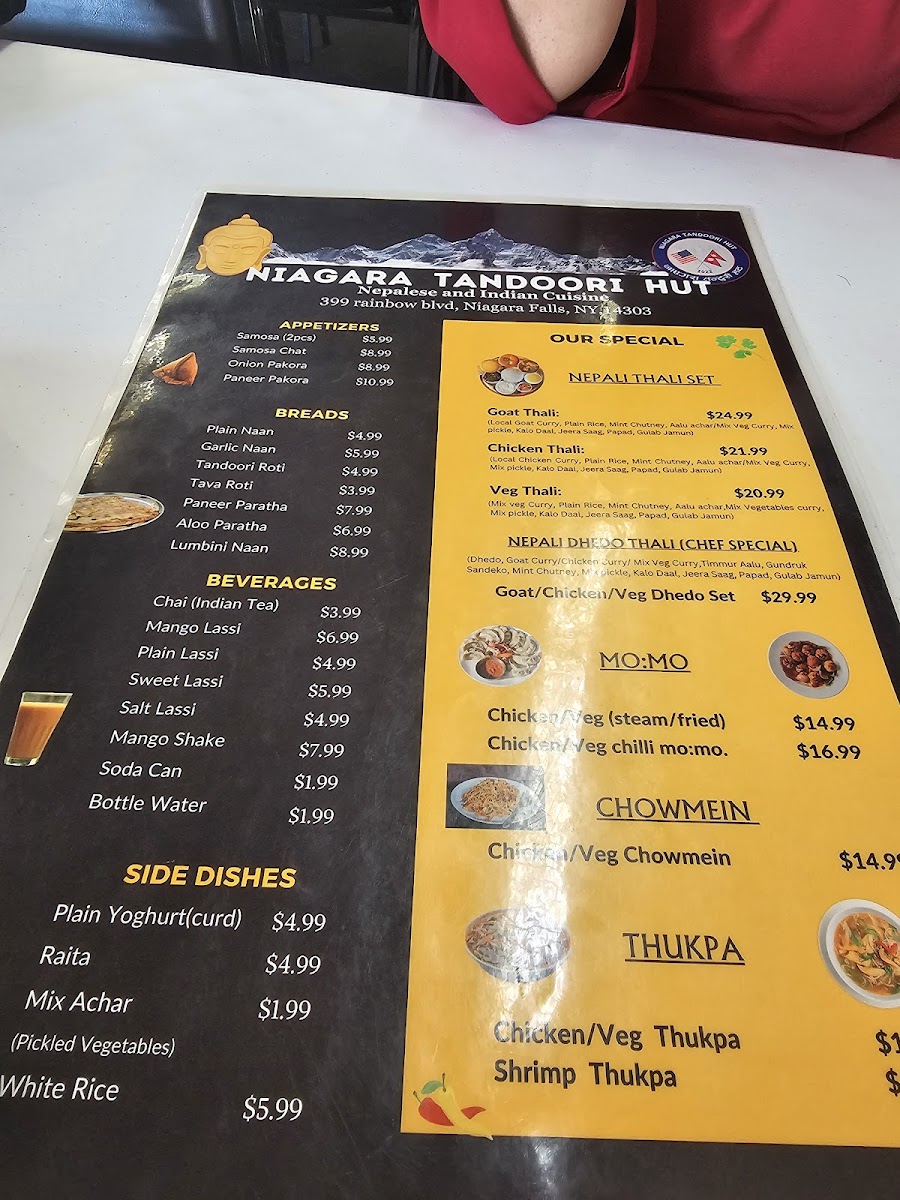 Menu Niagara Tandoori Hut-10