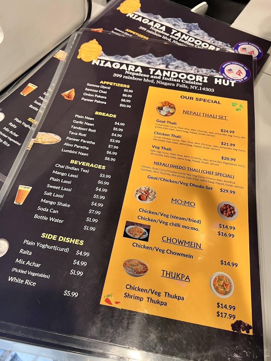 Menu Niagara Tandoori Hut-7