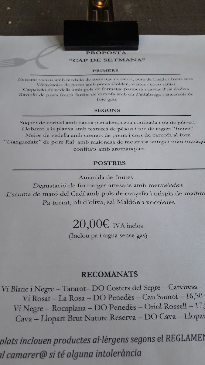 Menu Níam Restaurant-8