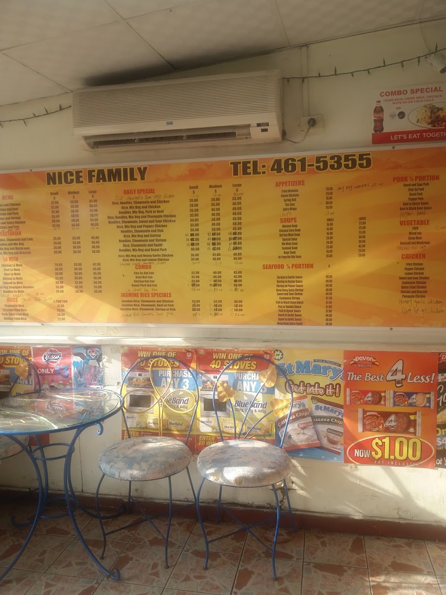 Menu Nice Family Restaurant-1