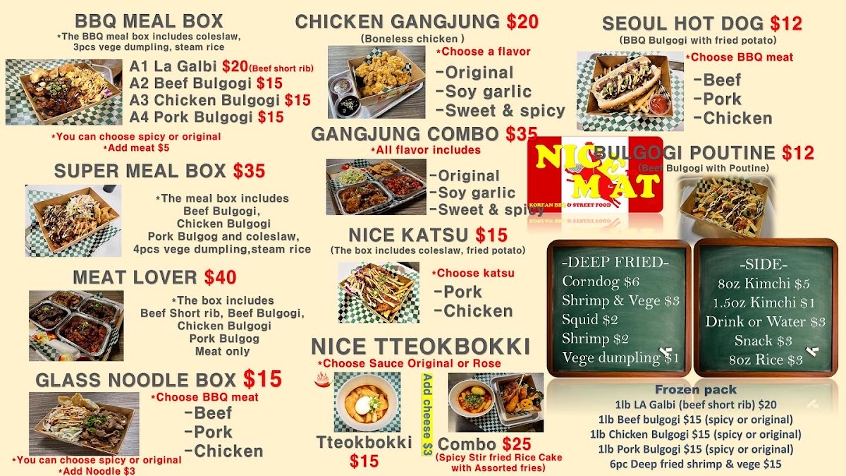 Menu Nice Meat Korean Bbq & Street Food-2