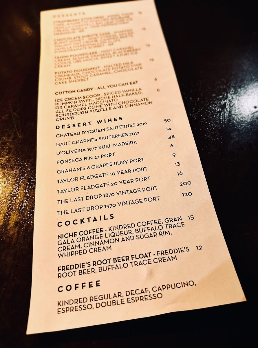 Menu Niche Restaurant-1