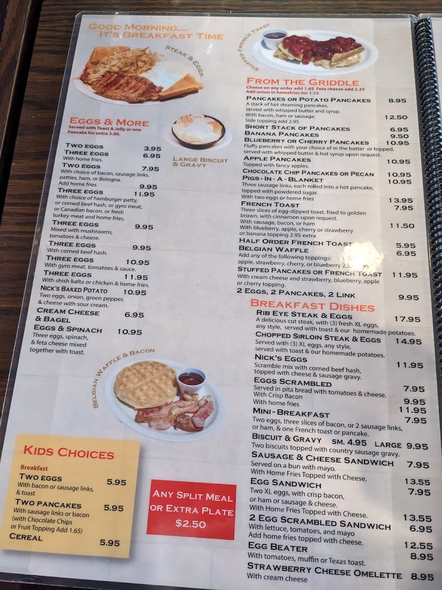 Menu Nick's Family Cafe-2