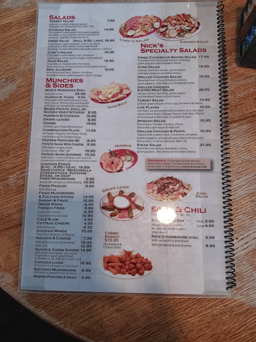 Menu Nick's Family Cafe-3