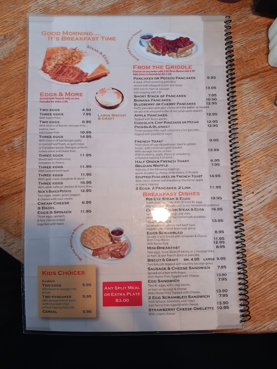 Menu Nick's Family Cafe-6