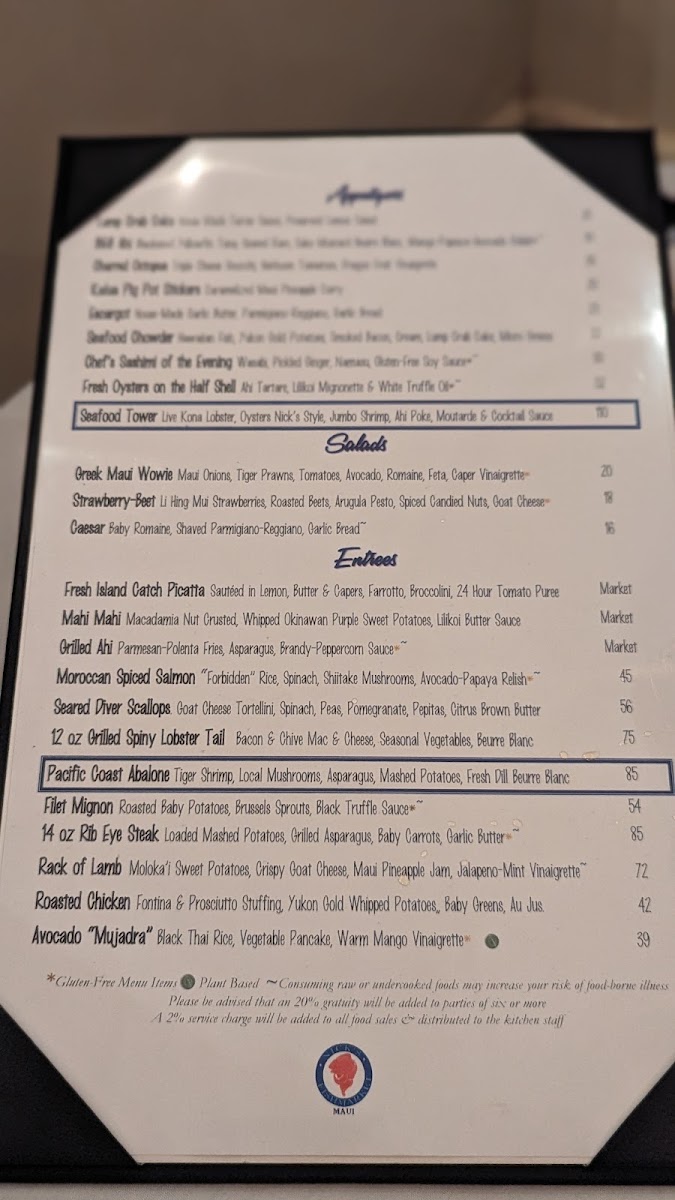 Menu Nicks Fishmarket-6
