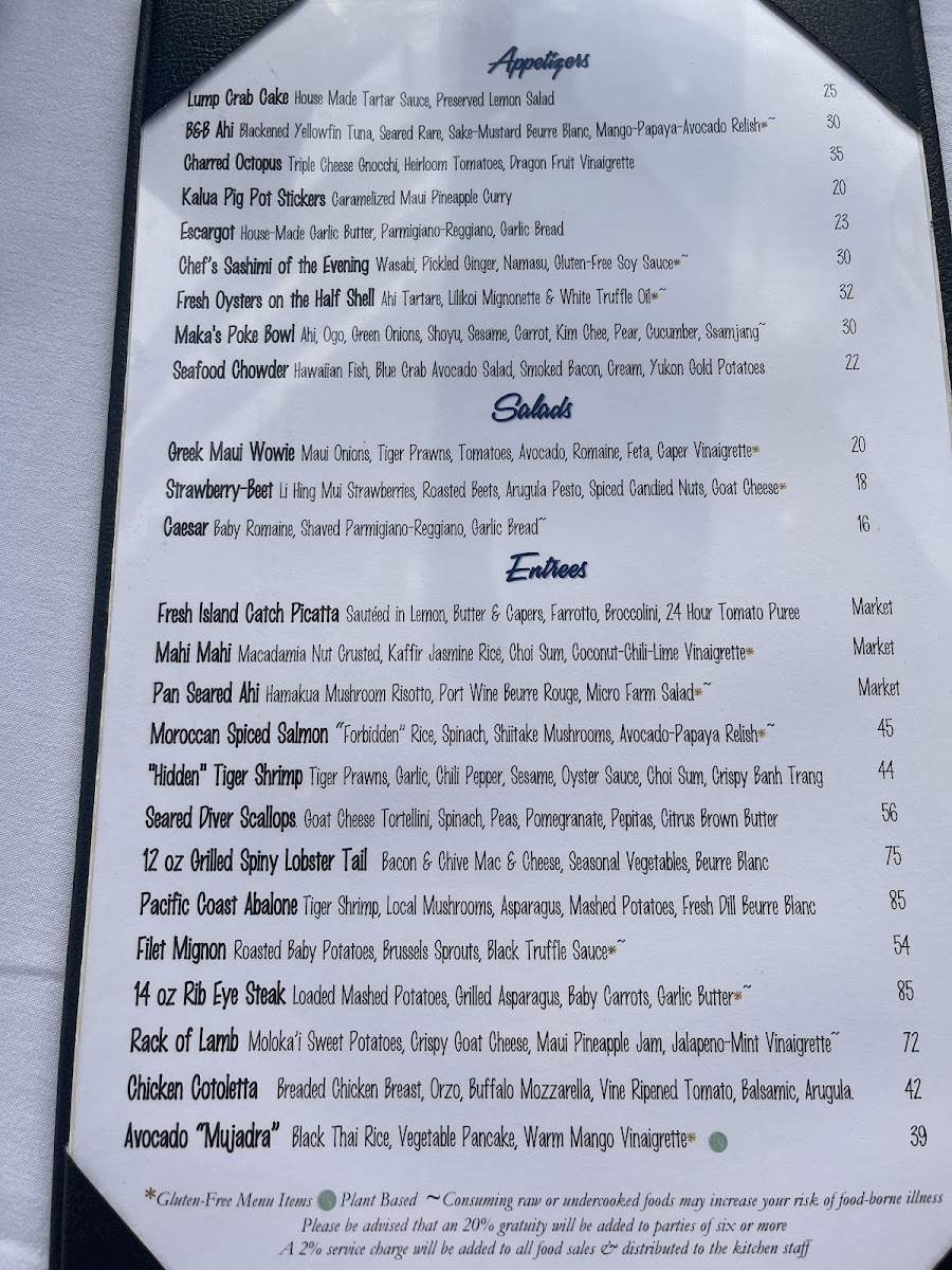 Menu Nicks Fishmarket-7