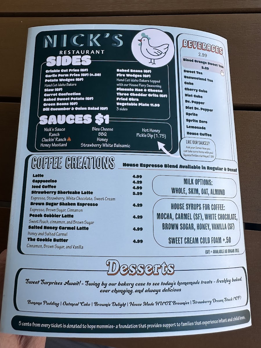 Menu Nick's Restaurant-3