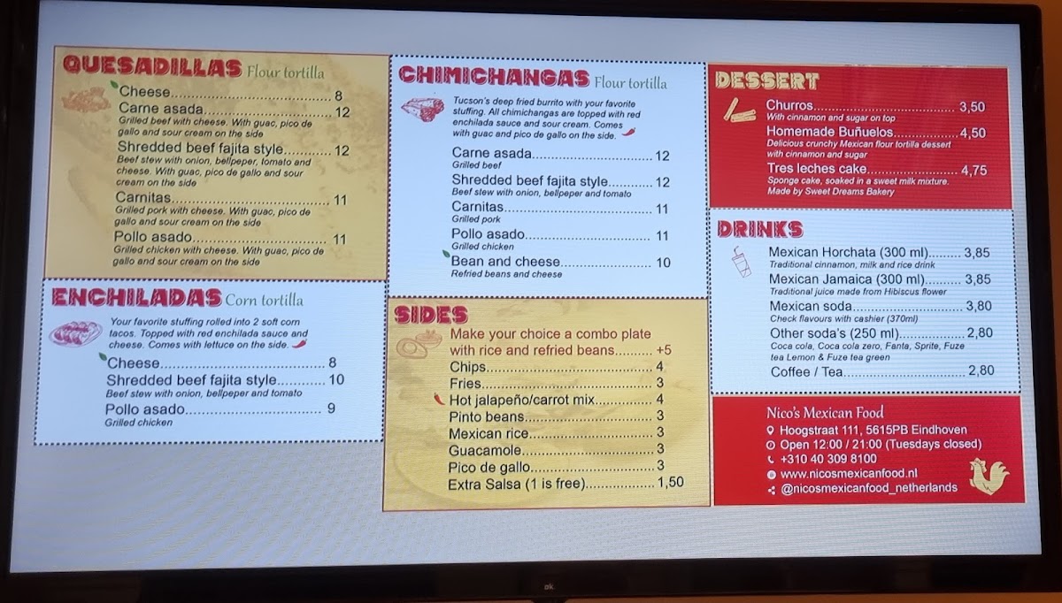 Menu Nicos Mexican Food-1