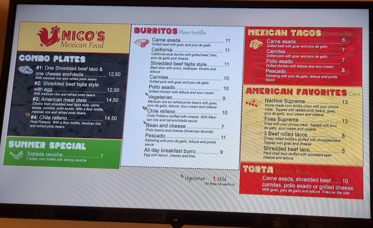 Menu Nicos Mexican Food-7