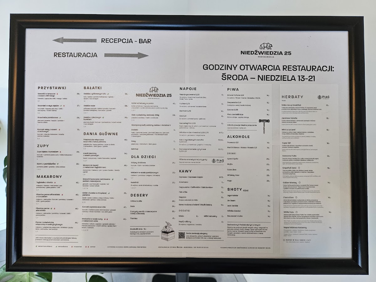 Menu Niedźwiedzia 25 Restauracja-9