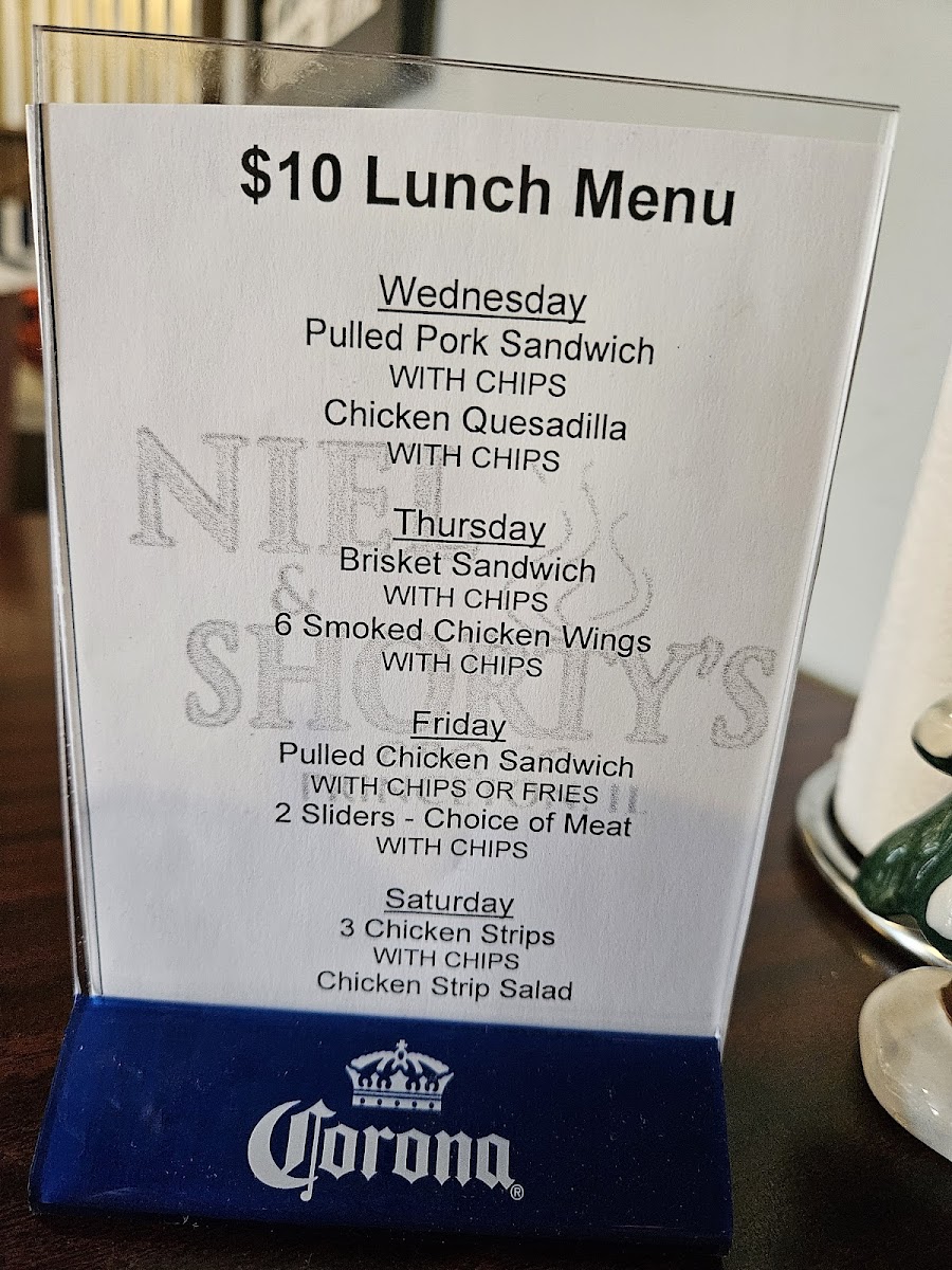 Menu Niel & Shorty's Bbq Company-3