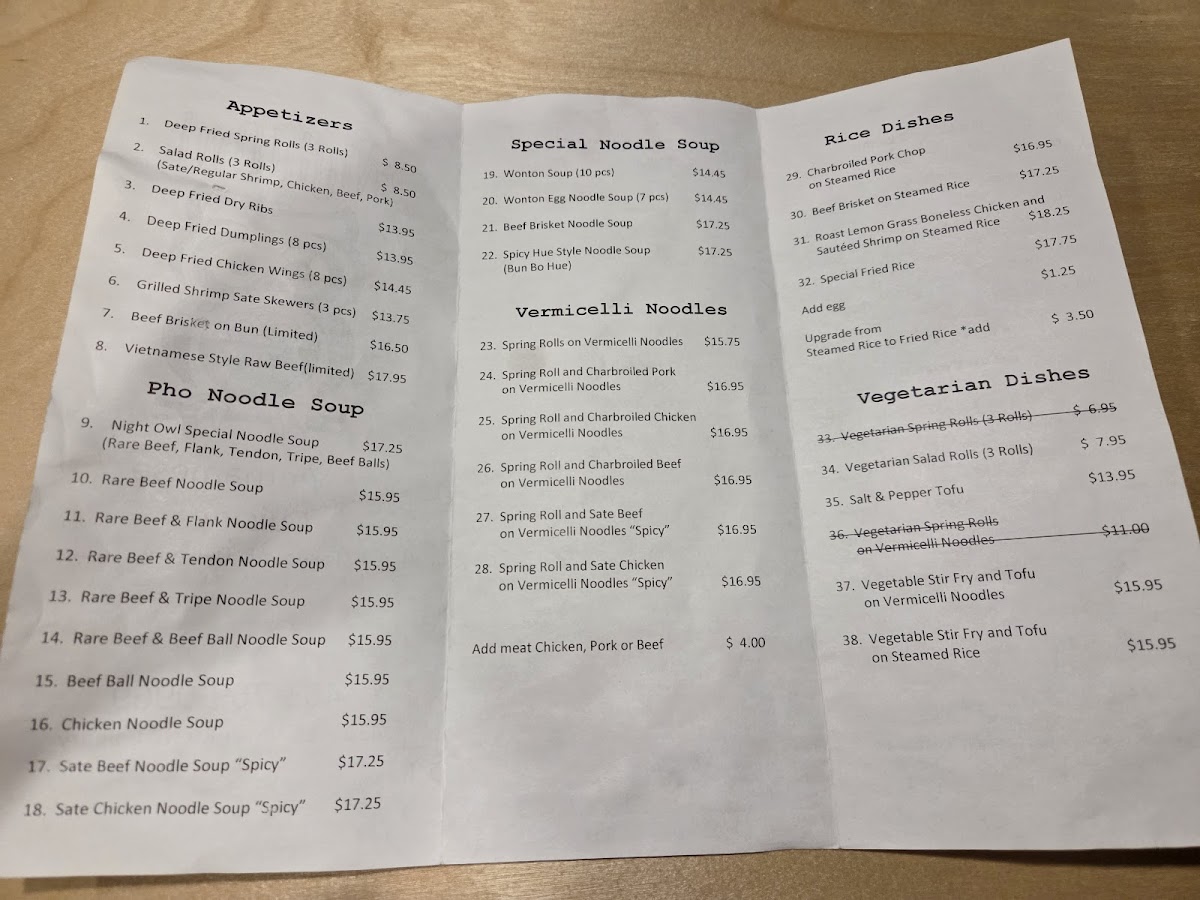 Menu Night Owl Vietnamese Cuisine-2