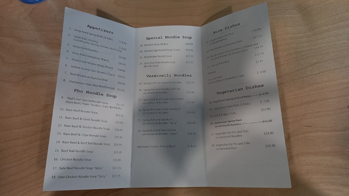 Menu Night Owl Vietnamese Cuisine-5