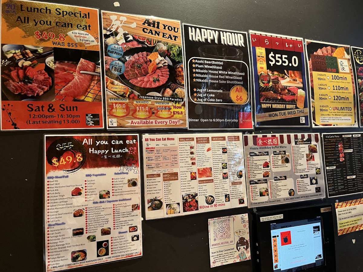 Menu Nikaido 二階堂 Japanese Yakiniku Bbq Restaurant-1