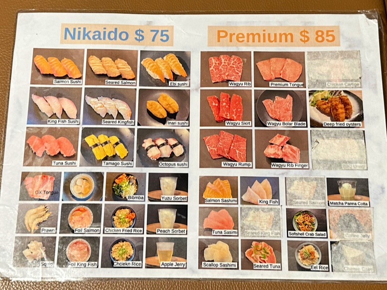Menu Nikaido 二階堂 Japanese Yakiniku Bbq Restaurant-6