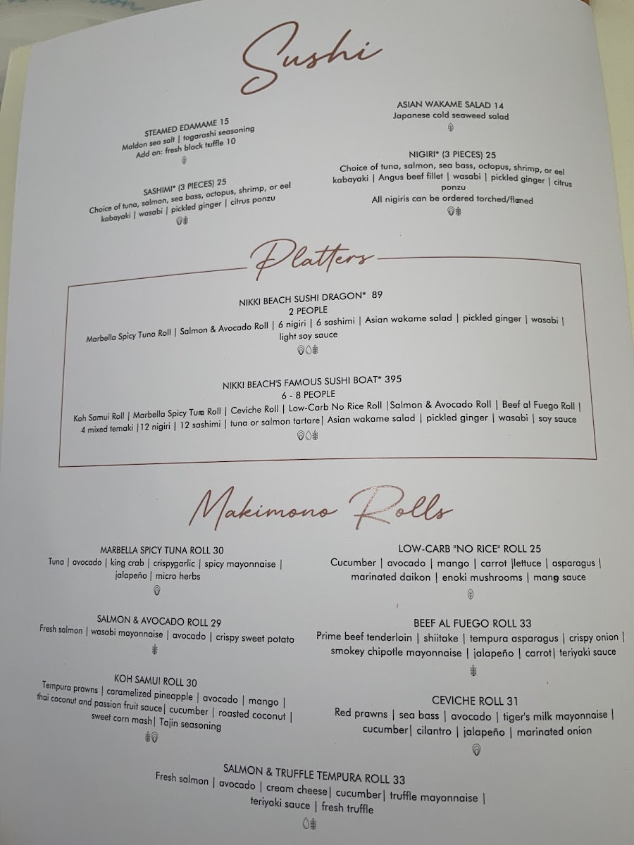 Menu Nikki Beach Mallorca-4