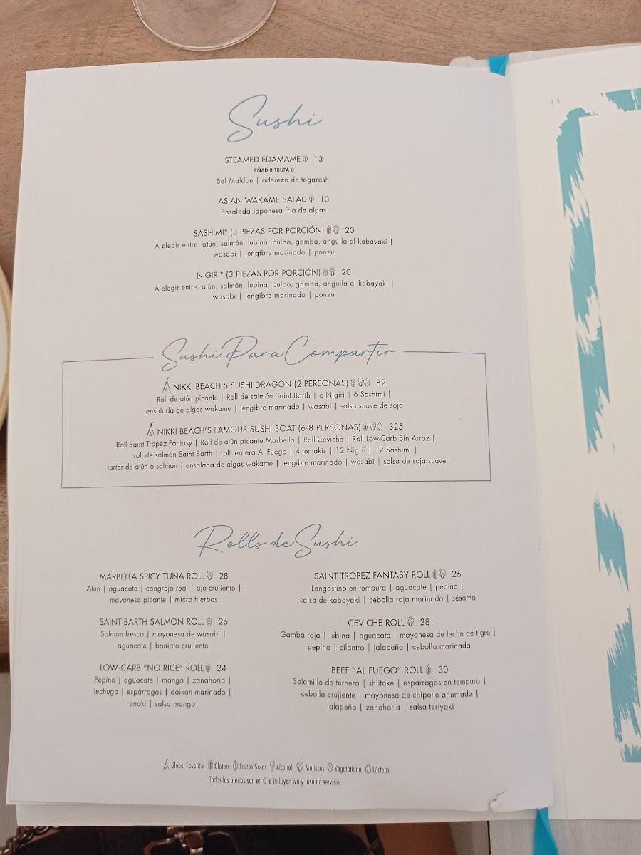 Menu Nikki Beach Mallorca-6